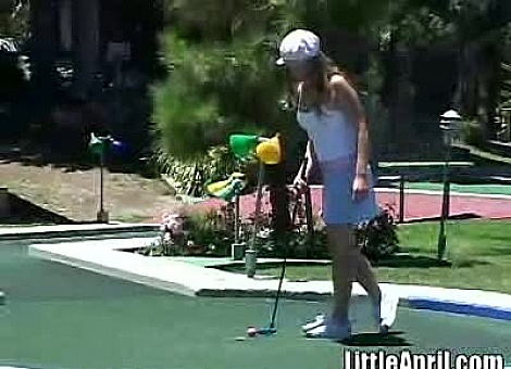 Hottie April Does a Hot Solo